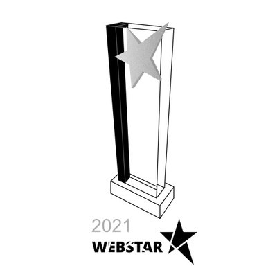 Pokal WEBSTAR Award 2021